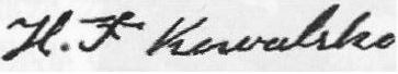 Kowalska autograf