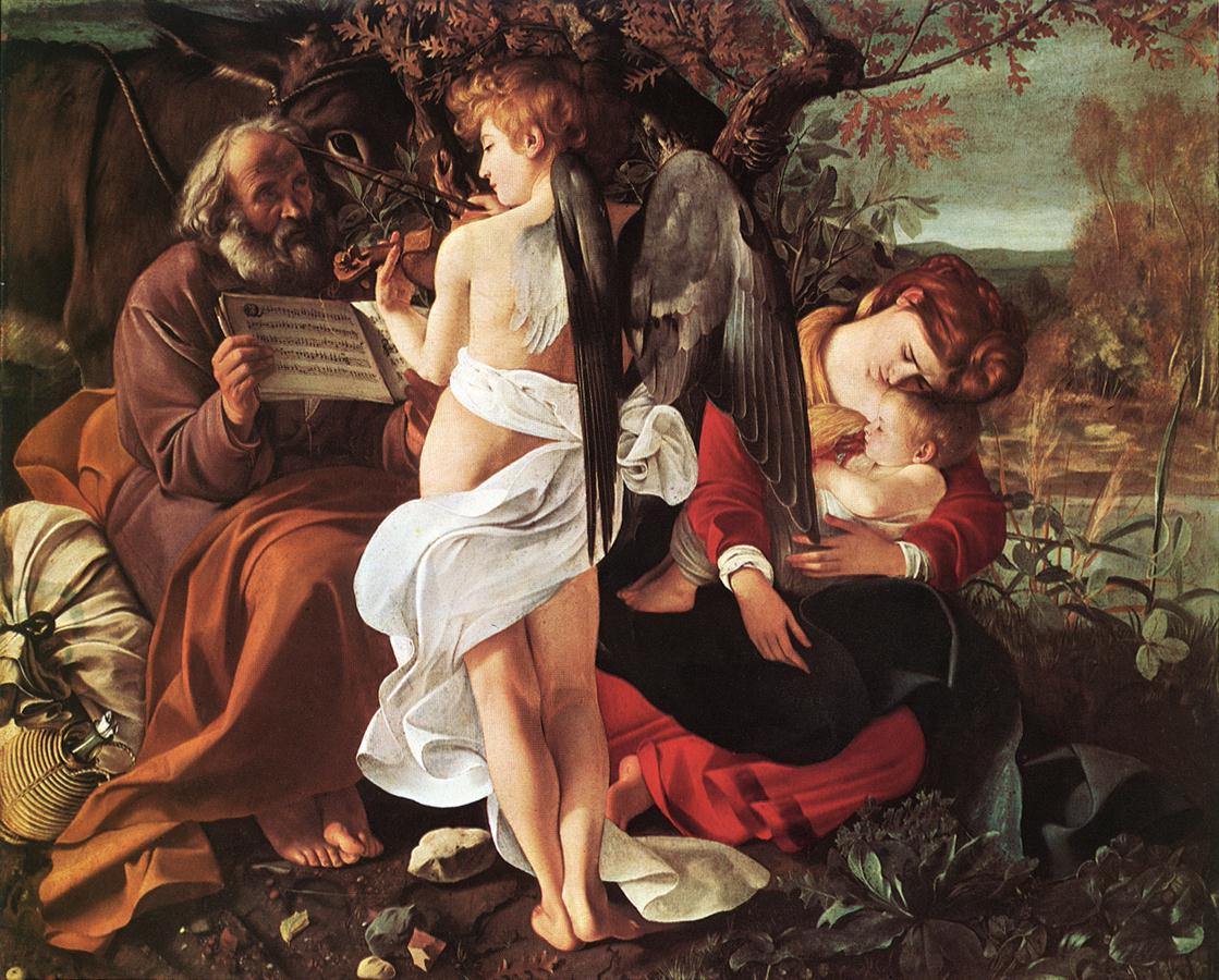 Le Caravage Le repos pendant la fuite en Egypte